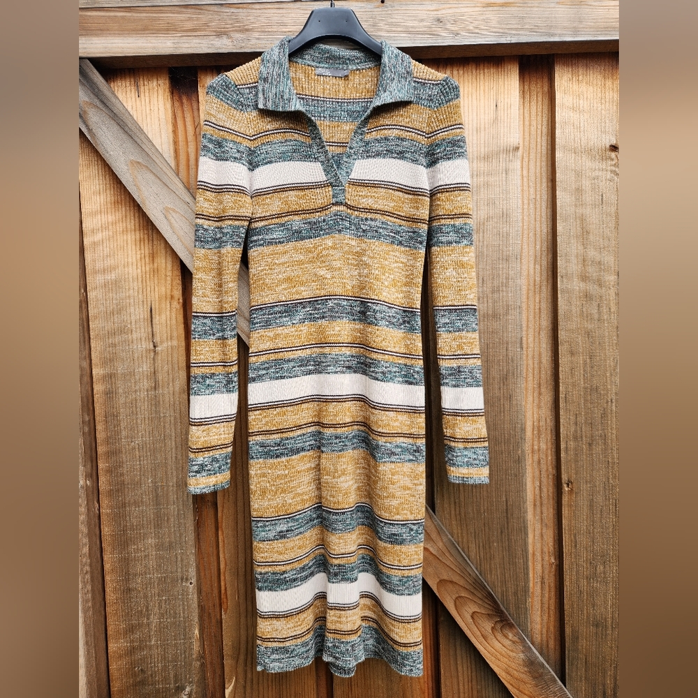 Prana Multicolor Striped Dress